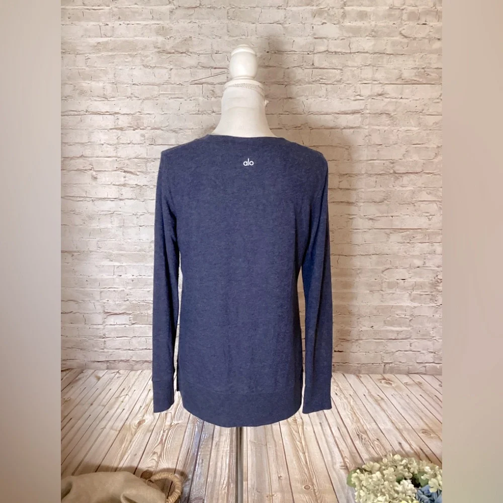 Alo navy Glimpse long sleeve top